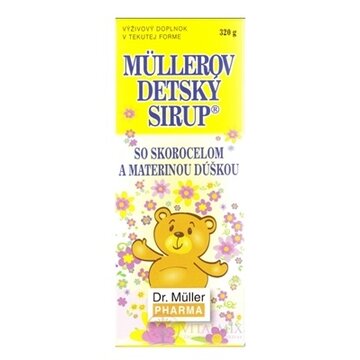MÜLLEROV DETSKÝ SIRUP so skorocelom a materinou dúškou 1x320 g obrázok