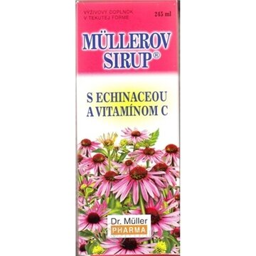 MÜLLEROV SIRUP S ECHINACEOU A VIT. C 1x245 ml obrázok