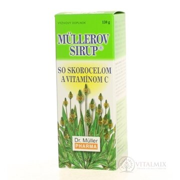 MÜLLEROV SIRUP SO SKOROCELOM A VIT. C 1x130 g obrázok