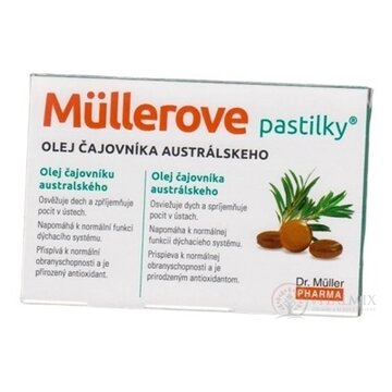 MÜLLEROVE pastilky OLEJ ČAJOVNÍKA AUSTRALSKEHO 1x24 ks obrázok