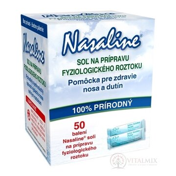 Nasaline Soľ na prípravu fyziologického roztoku vrecká 50x2,5 g obrázok