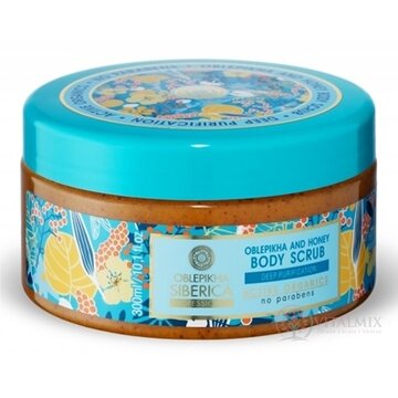 NATURA SIBERICA OBLEPIKHA AND HONEY Body scrub telový peeling rakytníkovo – medový 1x300 ml obrázok
