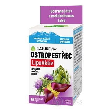 NATUREVIA PESTREC LipoAktiv cps 1x30 ks obrázok