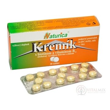 Naturica KREMÍK s biotínom a vitamínom B12 tbl 1x30 ks obrázok