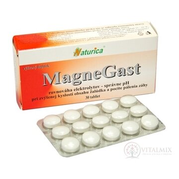 Naturica MAGNEGAST tbl (cmúľavé tablety) 1x30 ks obrázok