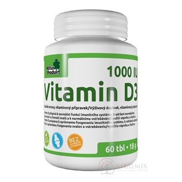 NaturProdukt Vitamin D3 1000 IU tbl 1x60 ks obrázok