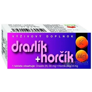 NATURVITA DRASLÍK + HORČÍK tbl 1x60 ks obrázok