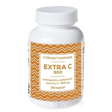 NATURVITA EXTRA C 500 s postupným uvoľňovaním cps 1x90 ks obrázok
