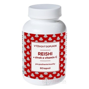 NATURVITA REISHI + zinok a vitamín C cps 1x60 ks obrázok