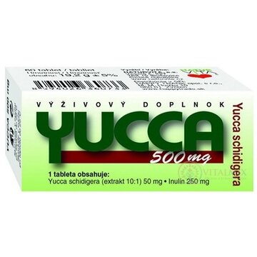 NATURVITA YUCCA 500 mg Yucca shidigera tbl 1x60 ks obrázok