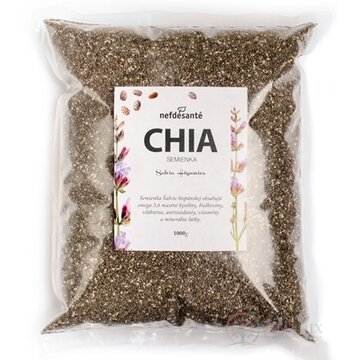 nefdesanté CHIA semienka semená Šalvie (Salvia Hispanica) 1x1000 g obrázok