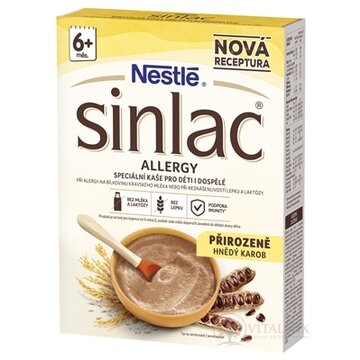 Nestlé Nemliečna kaša SINLAC Allergy pre deti (od ukonč. 6.mesiaca aj dospelých) (inov. 2026) 1x250 g obrázok