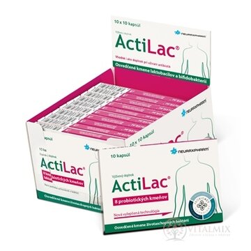 Neuraxpharm ActiLac box cps 10x10 ks (100 ks) obrázok