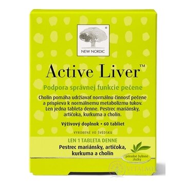 NEW NORDIC Active Liver tbl 1x60 ks obrázok