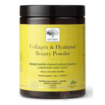 NEW NORDIC Collagen & Hyaluron Beauty Powder prášok 1x360 g obrázok
