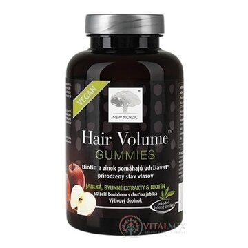 NEW NORDIC Hair Volume GUMMIES VEGAN želé (inov. 2026) 1x60 ks obrázok
