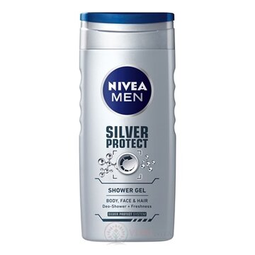 NIVEA MEN SPRCHOVÝ GÉL Silver protect 1x250 ml obrázok