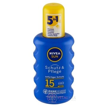 NIVEA SUN Sprej na opaľovanie OF15 5v1, 1x200 ml obrázok