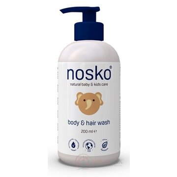 nosko body & hair wash detský telový a vlasový šampón 1x200 ml obrázok