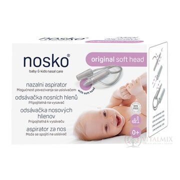 nosko Odsávačka hlienov - Original soft head s mäkkou hlavicou, pripojiteľná k vysávaču 1x1 ks obrázok