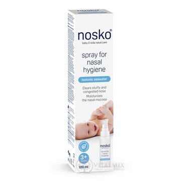 nosko sprej na nosovú hygienu izotonická morská voda 1x100 ml obrázok