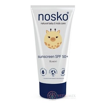 nosko sunscreen SPF 50+ detský opaľovací krém 1x75 ml obrázok