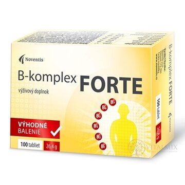 Noventis B-komplex FORTE tbl 1x100 ks obrázok