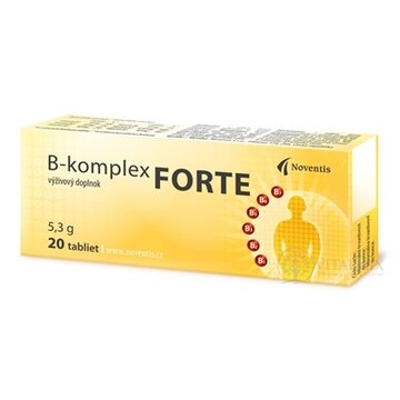 Noventis B-komplex FORTE tbl 1x20 ks obrázok