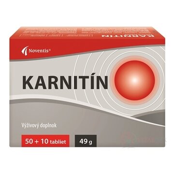 Noventis KARNITÍN tbl 50+10 (60 ks) obrázok