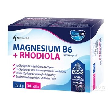 Noventis Magnesium B6 + Rhodiola tbl 1x30 ks obrázok