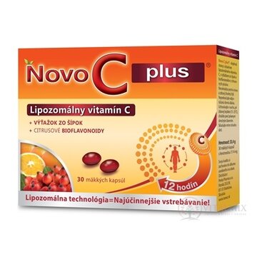 NOVO C PLUS Lipozomálny vitamín C cps 1x30 obrázok