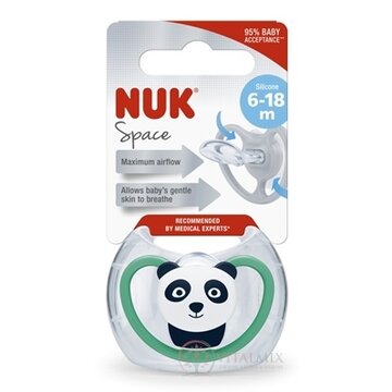 NUK Cumlík Space 6-18m BOX silikónový, 1x1 ks obrázok