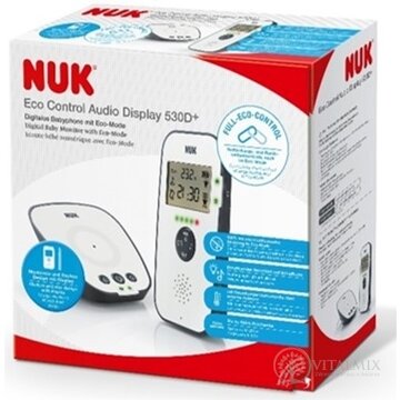 NUK Eco Control Audio Display 530D+ Baby monitor digitálny, pestúnka 1x1 set obrázok