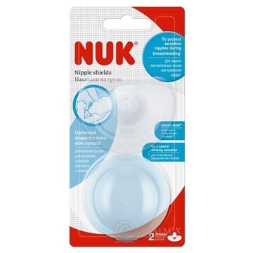 NUK Prsné klobúčiky silikónové + box veľ. M, 1x2 ks obrázok
