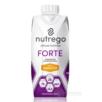 Nutrego FORTE s príchuťou cappuccino 12x330 ml obrázok