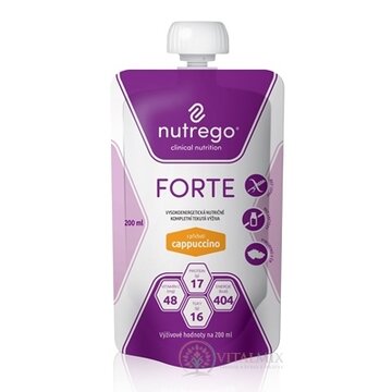 Nutrego FORTE s príchuťou cappuccino 1x200 ml obrázok