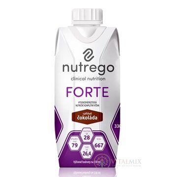 Nutrego FORTE s príchuťou čokoláda 1x330 ml obrázok