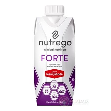 Nutrego FORTE s príchuťou lesná jahoda 1x330 ml obrázok