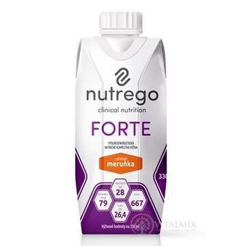 Nutrego FORTE s príchuťou marhuľa 12x330 ml obrázok