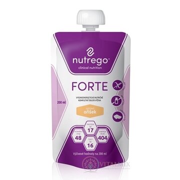 Nutrego FORTE s príchuťou oriešok 1x200 ml obrázok