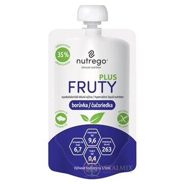 Nutrego FRUTY PLUS Čučoriedka kapsičky 4x175 ml obrázok