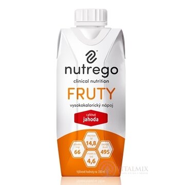 Nutrego FRUTY s príchuťou jahoda 12x330 ml obrázok