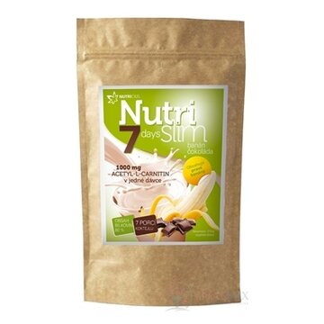 NUTRICIUS NutriSlim Banán - Čokoláda prášok na prípravu koktailu (7 porcií) 1x210 g obrázok