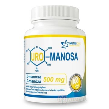 NUTRICIUS URO - MANOSA tbl (D - manóza 500 mg) 1x40 ks obrázok
