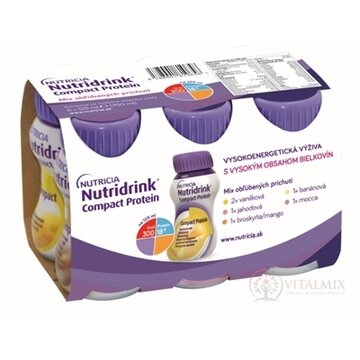 NUTRIDRINK COMPACT PROTEIN mix príchutí 6x125 ml obrázok