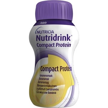 NUTRIDRINK COMPACT PROTEIN s banánovou príchuťou 24x125 ml obrázok