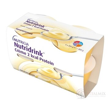 Nutridrink Crème 2 kcal Protein s banánovou príchuťou 24x200 g (4800 g) obrázok