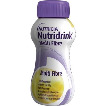 NUTRIDRINK MULTIFIBRE vanilková príchuť 4x200 ml obrázok