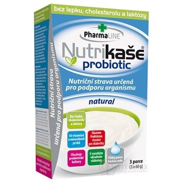 Nutrikaša probiotic - natural 3x60 g (180 g) obrázok
