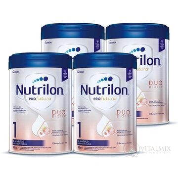 Nutrilon 1 Profutura DUOBIOTIK počiatočná dojčenská výživa (0-6 mesiacov) 4x800 g (3200 g) obrázok